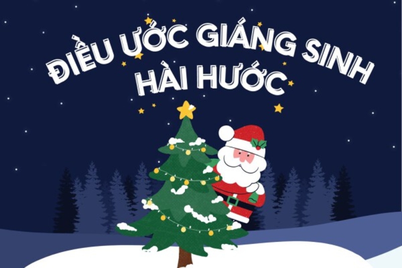 Hình minh họa điều ước Giáng Sinh hài hước