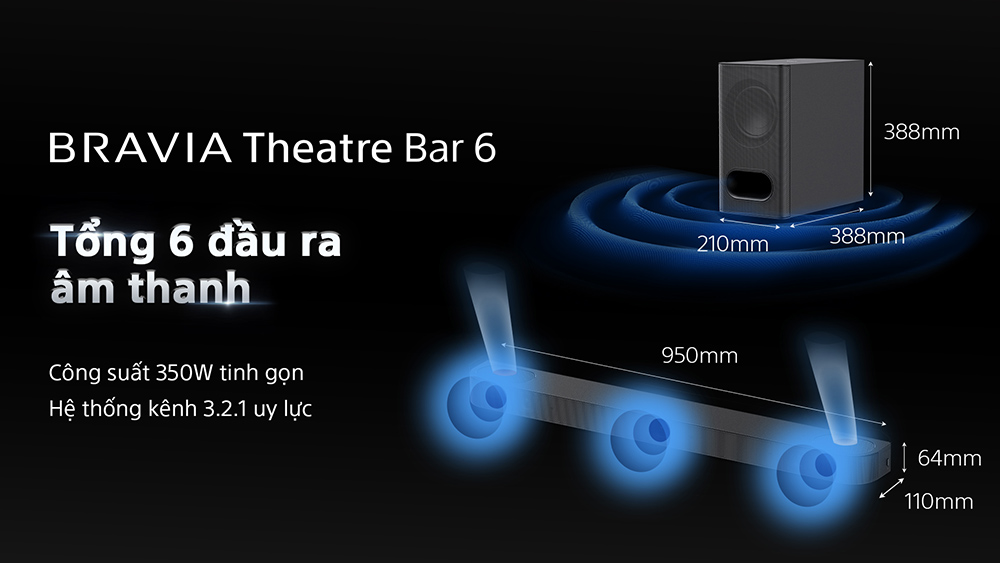 Loa thanh Sony BRAVIA Theatre Bar 6 (HT-B600)