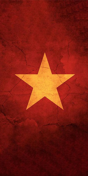 Ảnh dọc về lá cờ Việt Nam