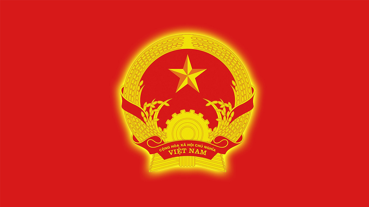 Ảnh nền máy tính quốc huy Việt Nam