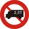 Cấm xe tải trên 2.5T