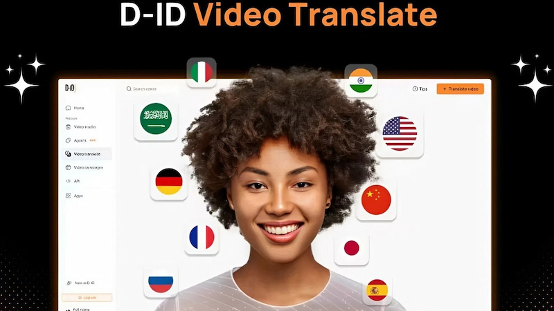 D-ID AI dịch video đa ngôn ngữ