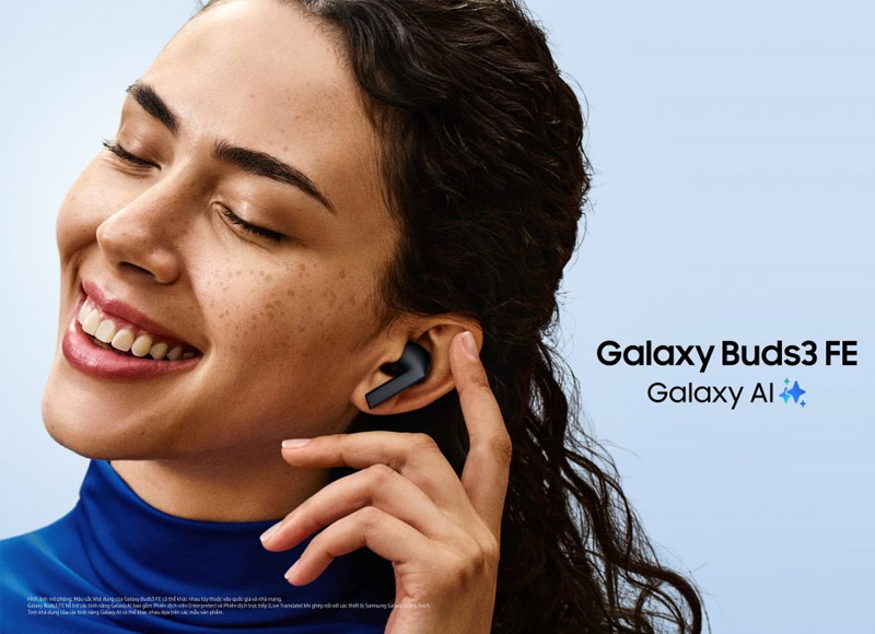 Galaxy Buds3 FE tái hiện âm thanh mạnh mẽ, chi tiết