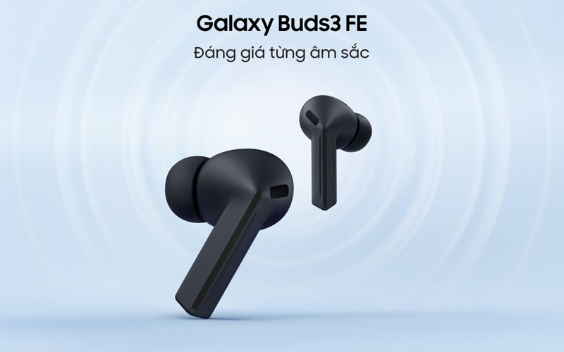 Thiết kế thời thượng của Galaxy Buds3 FE
