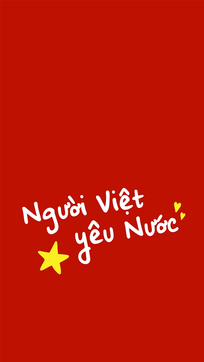Hình nền chữ người Việt yêu nước