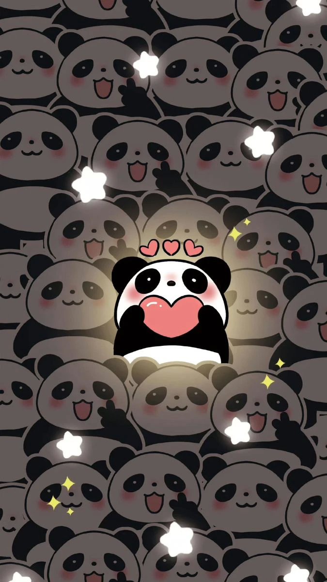 Hình nền gấu trúc đáng yêu