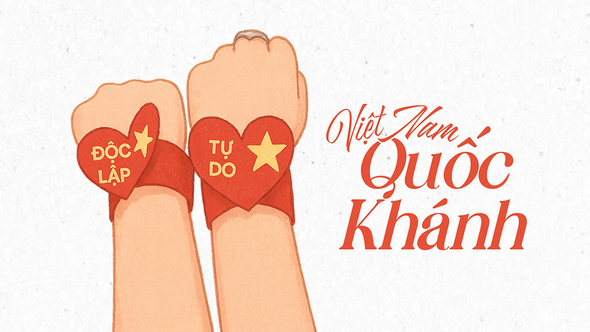 Quốc Khánh Việt Nam ảnh nền đáng yêu
