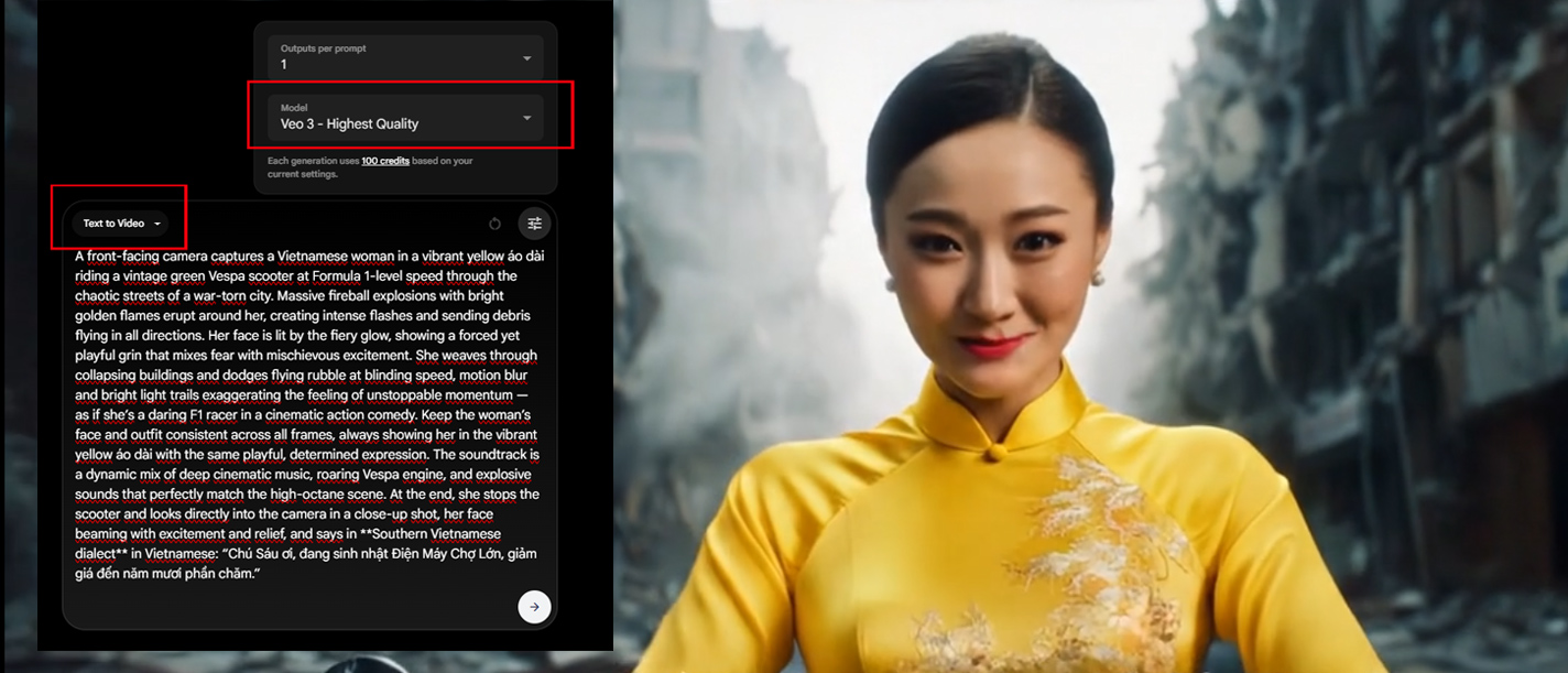 Text to video