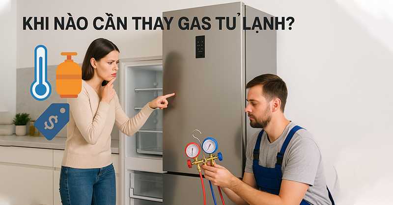 Thay gas tủ lạnh