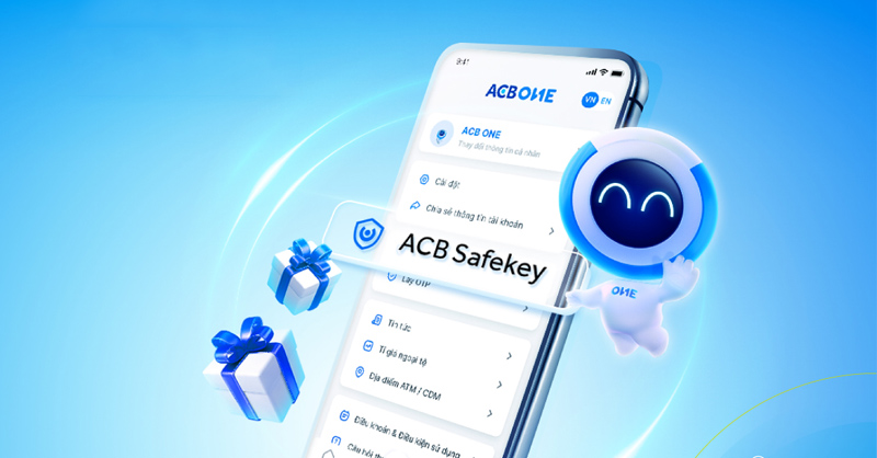 Các bước kích hoạt ACB Safekey trên ACB ONE