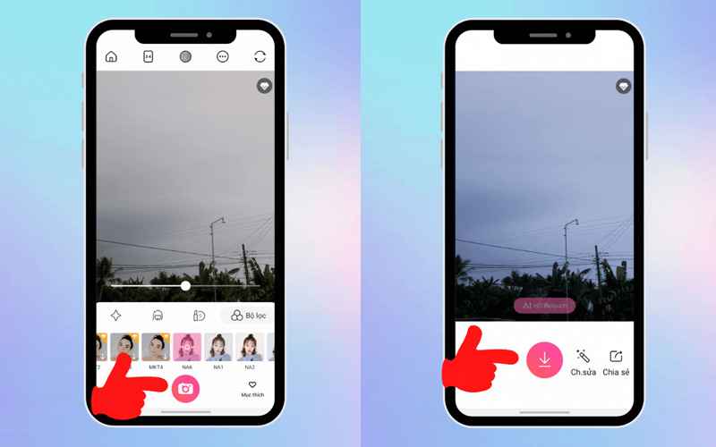 Bắt đầu chụp ảnh bằng BeautyPlus