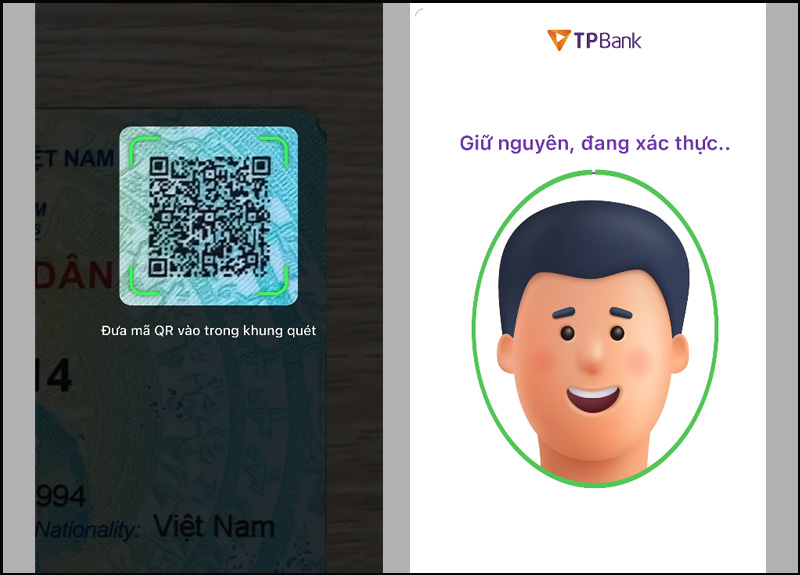 Xác thực khuôn mặt theo hướng dẫn 