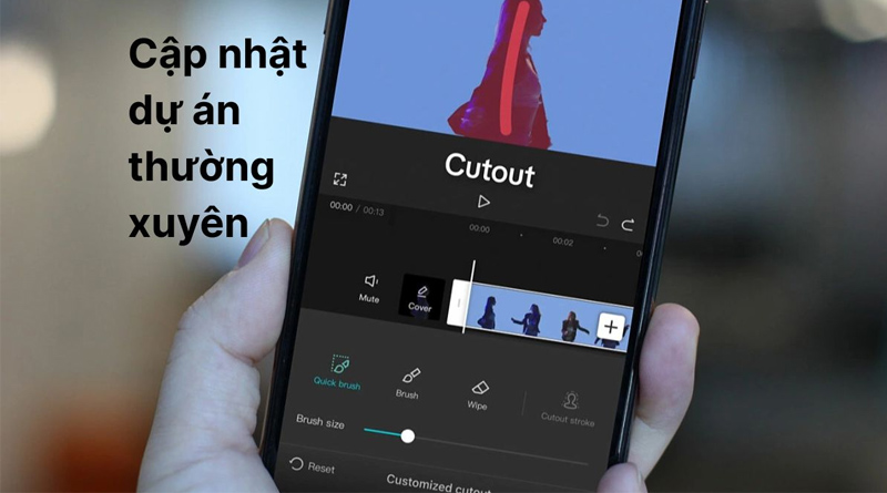 Lưu dự án thường xuyên để tránh mất đi thao tác quan trọng