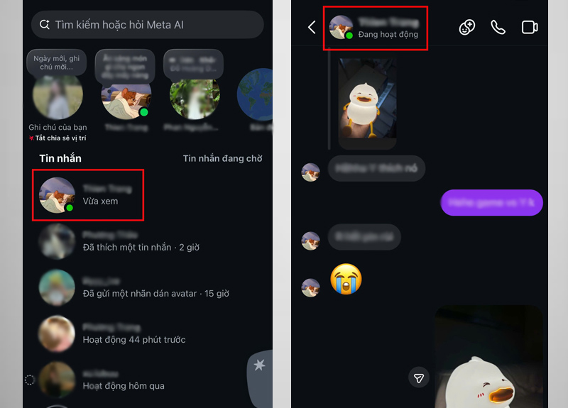 Chọn khung tên tài khoản muốn đặt biệt danh