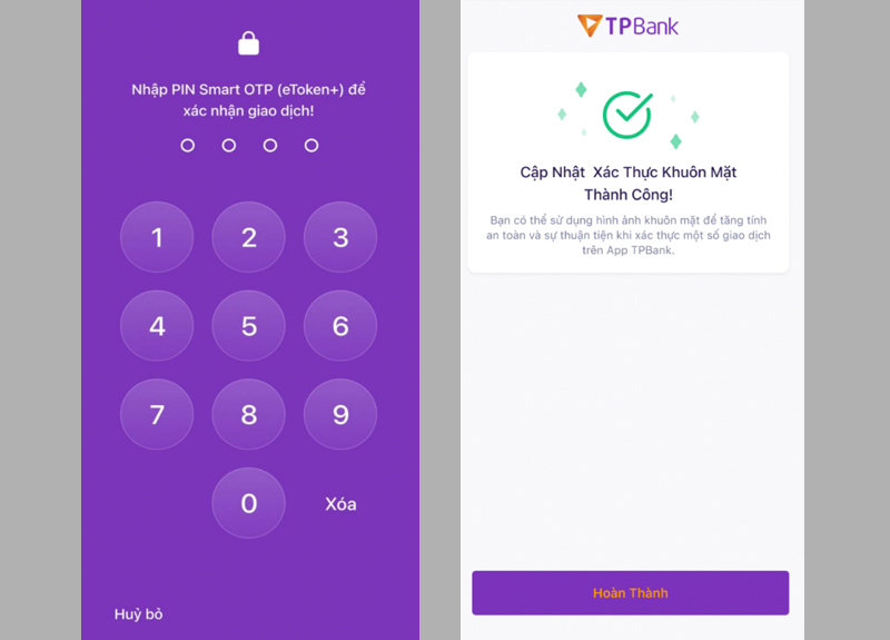 Nhập mã OTP để hoàn tất