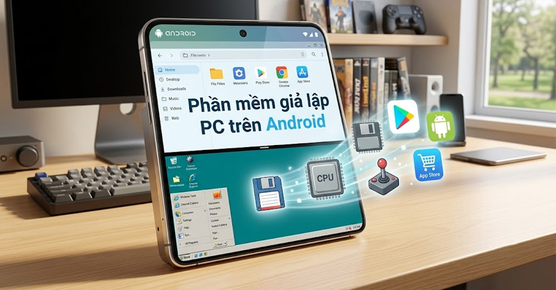 Phần mềm giả lập PC trên Android phụ thuộc nhiều vào cấu hình điện thoại