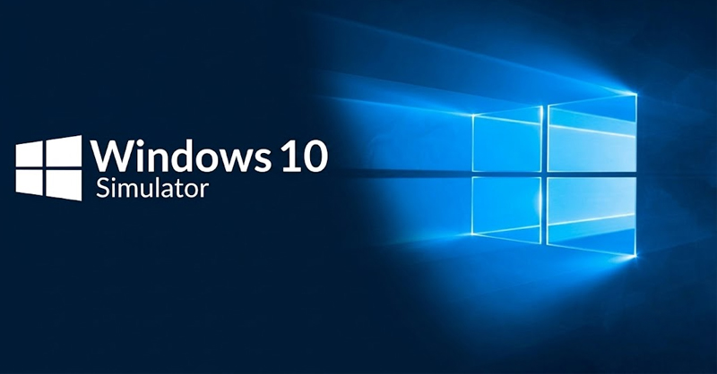 Wins 10 Simulator hoạt động tương đối nhẹ, không có quảng cáo gây khó chịu