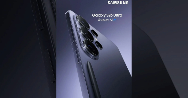 Hé lộ thiết kế Galaxy S26 Ultra