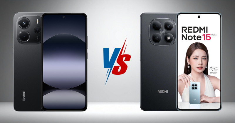 So sánh Redmi Note 15 và Redmi Note 14
