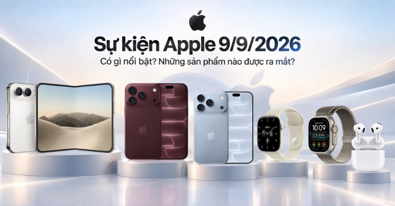 Sự kiện Apple 9/9/2026