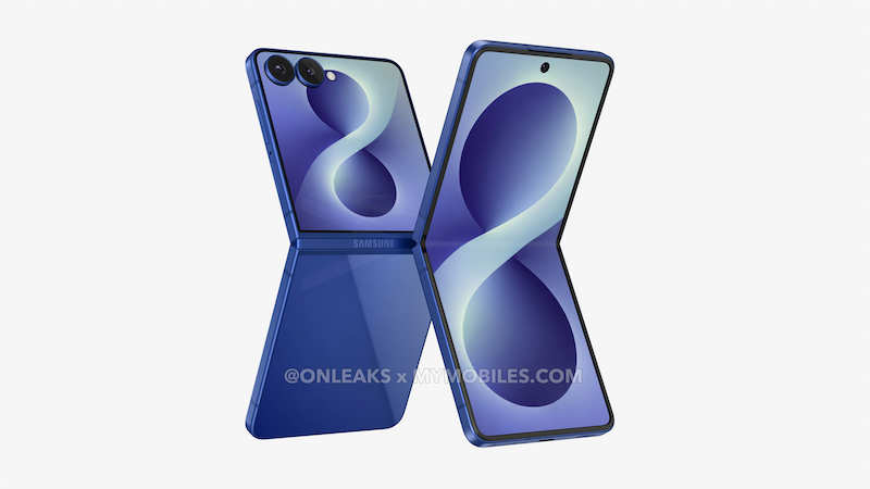 Ảnh CAD render của Galaxy Z Flip8