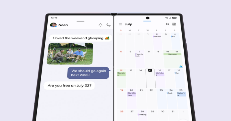 Cách chia đôi màn hình Galaxy Z Fold 8