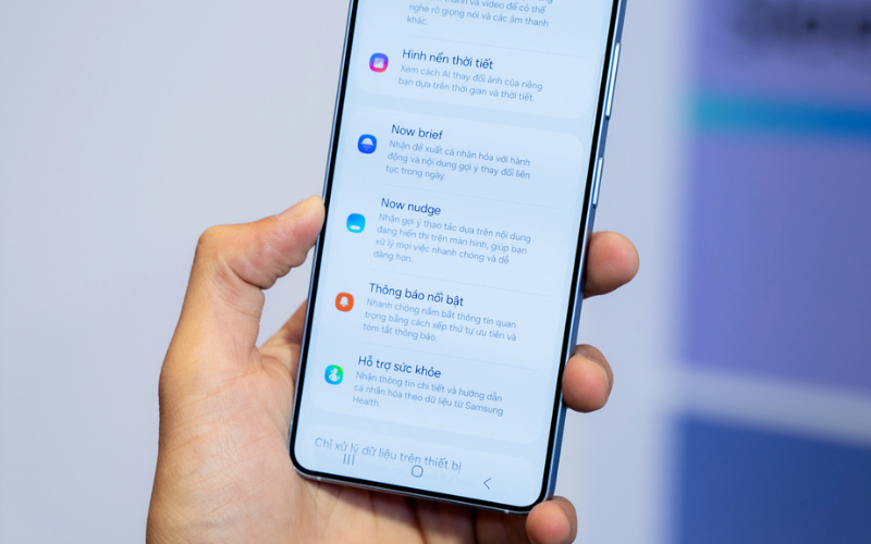 Cách bật/tắt tính năng Now Nudge trên Galaxy S26