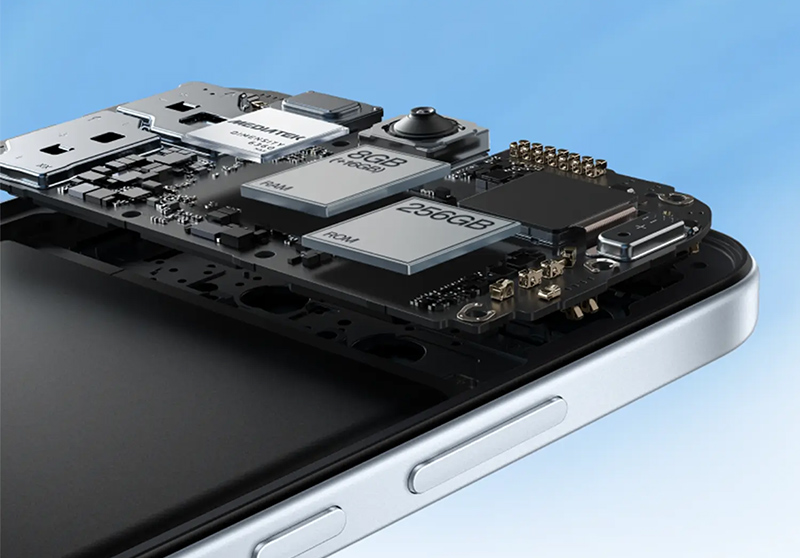 Hiệu năng mạnh với chip MediaTek Dimensity 6360 MAX