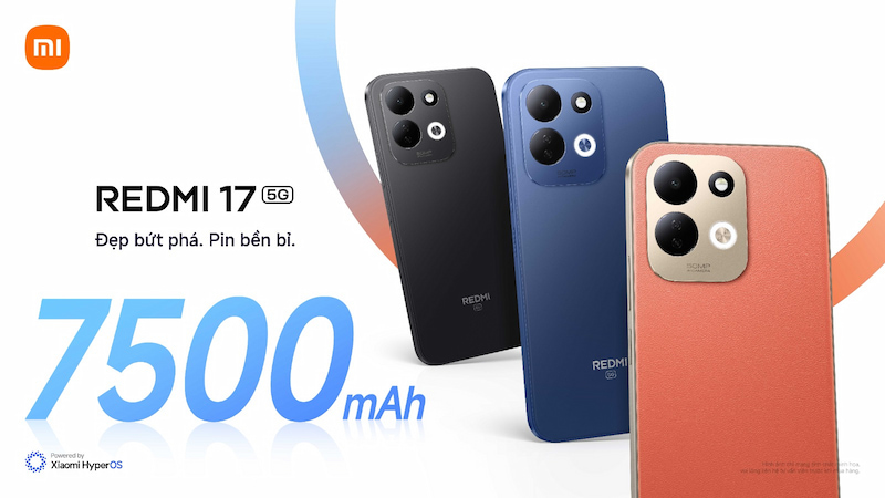 Giá bán Xiaomi Redmi 17 5G