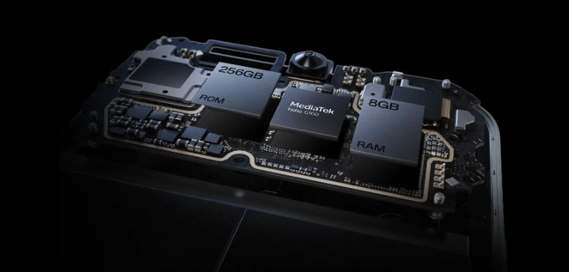 OPPO A6 Pro 4G sử dụng MediaTek Helio G100