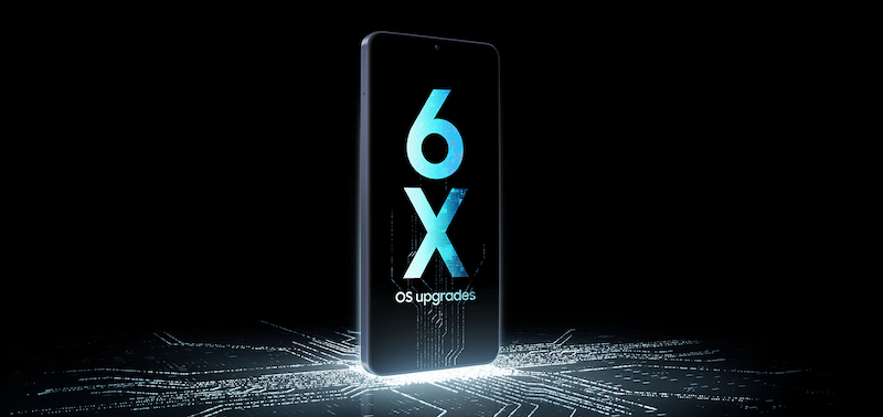 Galaxy A08 lên đến 6 lần nâng cấp hệ điều hành và bảo mật