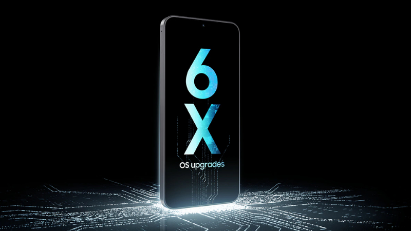 Galaxy A18 hỗ trợ 6 lần nâng cấp hệ điều hành và bảo mật