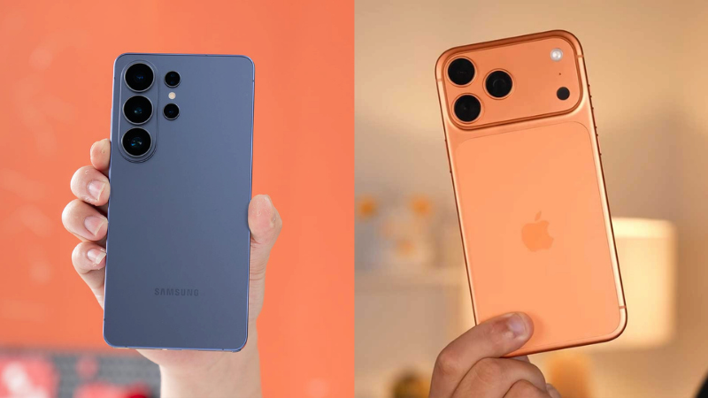So sánh thiết kế Galaxy S26 Ultra và iPhone 17 Pro Max