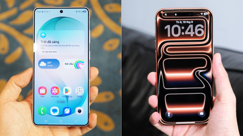 So sánh Galaxy S26 Ultra và iPhone 17 Pro Max về màn hình