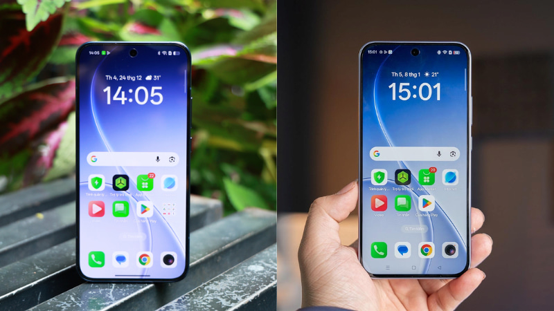So sánh màn hình OPPO Reno15 và Reno15 F