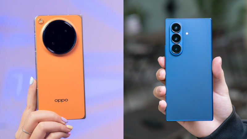 So sánh thiết kế OPPO Find N6 và Galaxy Z Fold7