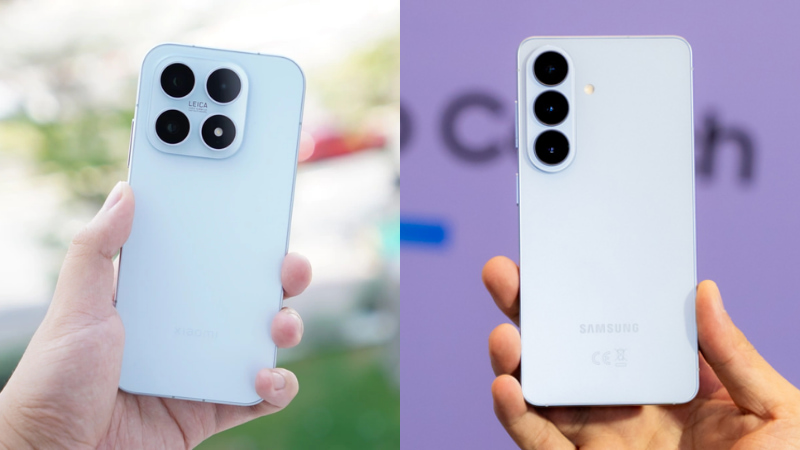 So sánh thiết kế Galaxy S26 và Xiaomi 17