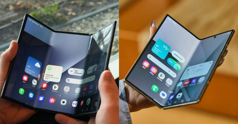 So sánh Galaxy Z TriFold và Galaxy Z Fold7 về thiết kế