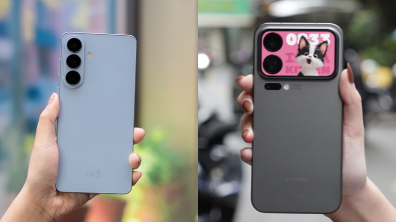 So sánh thiết kế Samsung S26 Plus và Xiaomi 17 Pro Max