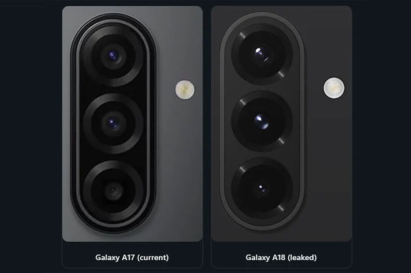 Thiết kế Samsung Galaxy A18