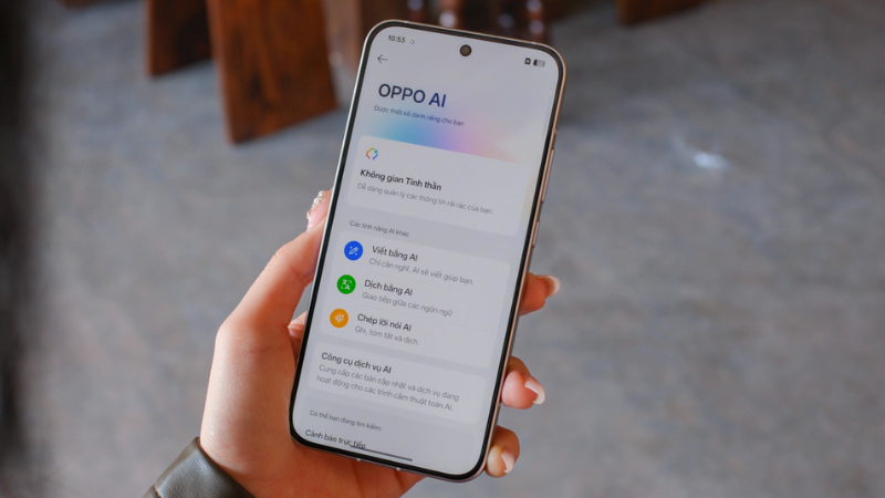 Tính năng AI trên OPPO Reno15 5G