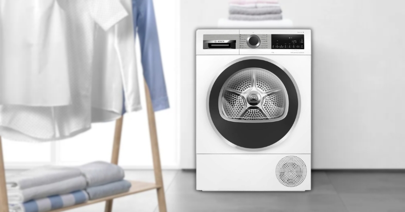 Cách vệ sinh máy sấy quần áo Bosch đơn giản, hiệu quả cao