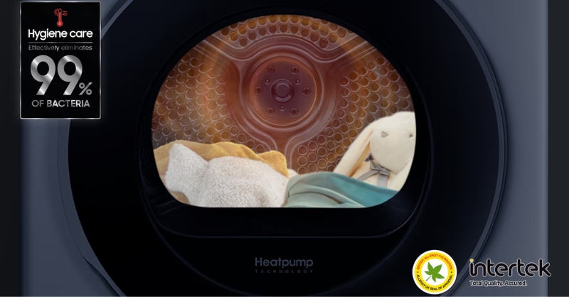 Chu trình Hygiene Care trên máy sấy quần áo Samsung