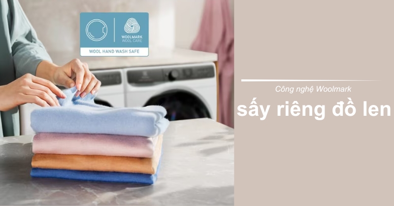 Máy sấy Electrolux có thể sấy đồ len