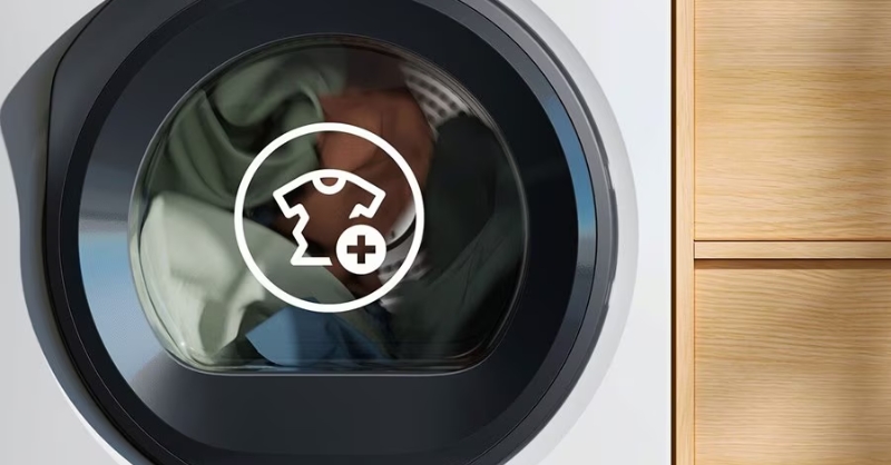 Tùy chọn chống nhăn tăng cường Extra AntiCrease trên máy sấy Electrolux