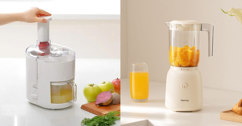 Nên mua máy ép trái cây và máy xay sinh tố