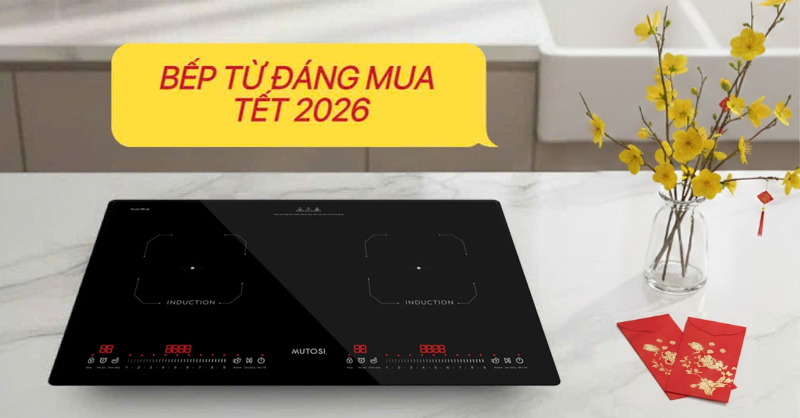 Bếp từ nên mua cho gia đình dịp Tết 2026