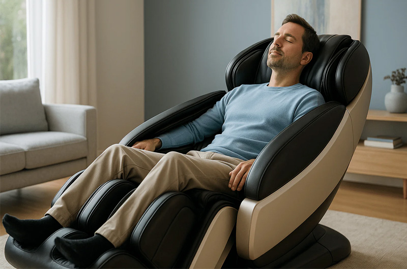 Nên chọn ghế massage có chức năng Body Scan