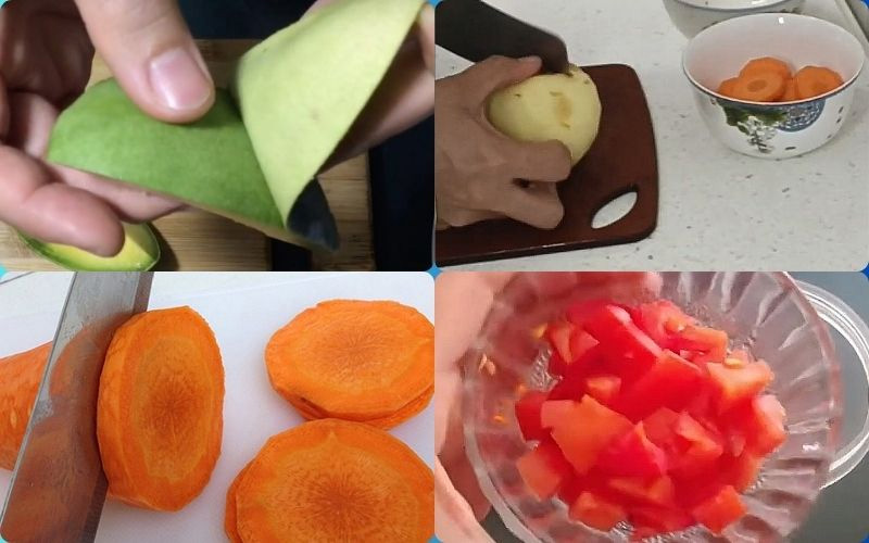 Cắt nhỏ nguyên liệu trước khi xay