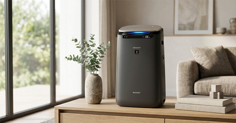 Đặt máy lọc không khí Sharp tránh xa những khu vực ẩm ướt 